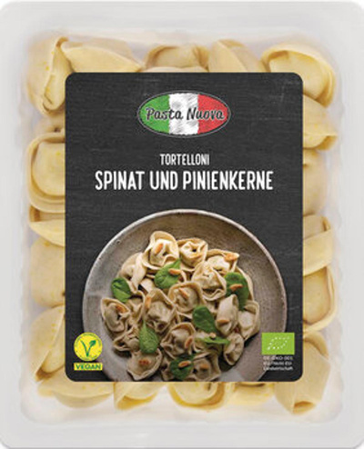 Produktfoto zu Tortelloni Spinat und Pinienkerne, 250 g Pasta Nuova