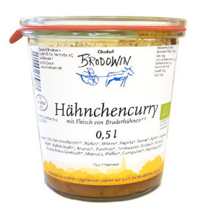 Produktfoto zu Hähnchencurry, 0,5 l