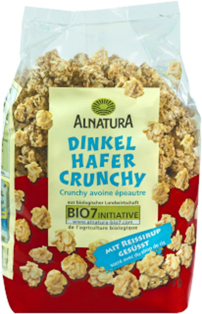 Produktfoto zu Dinkel Hafer Crunchy, 375g
