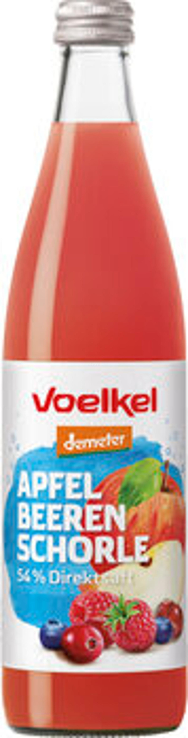 Produktfoto zu Apfel-Waldbeeren Schorle, 10 x 0,5 l Voelkel