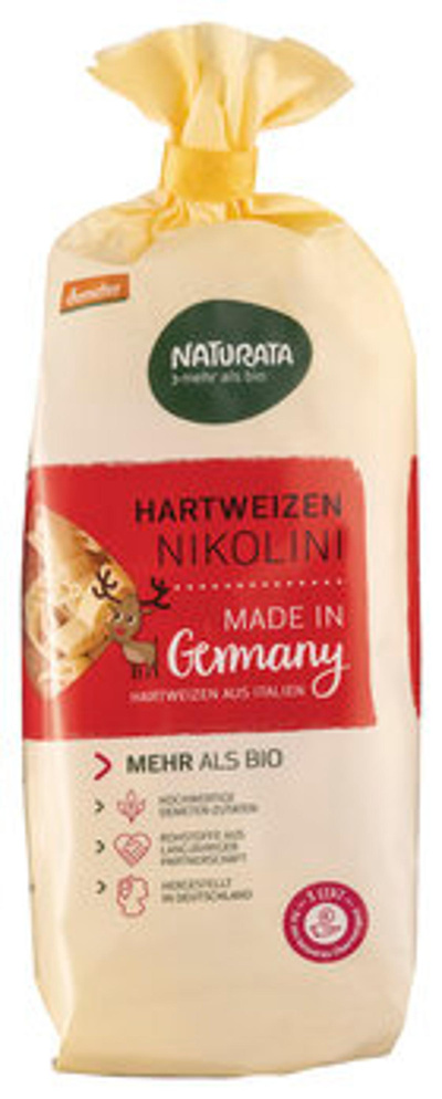 Produktfoto zu Nikolini Weihnachtsnudeln, 250 g, Naturata