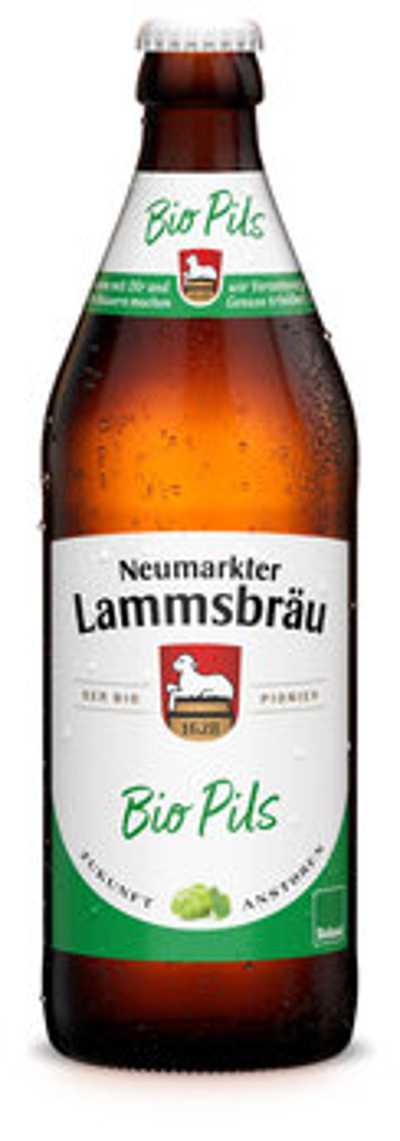 Produktfoto zu Lammsbräu Bier Bio Pils, 0,5 l