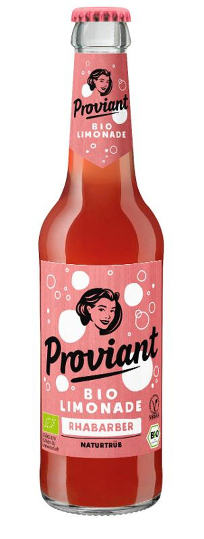Produktfoto zu Rhabarber Limonade, 0,33 l Proviant Berlin