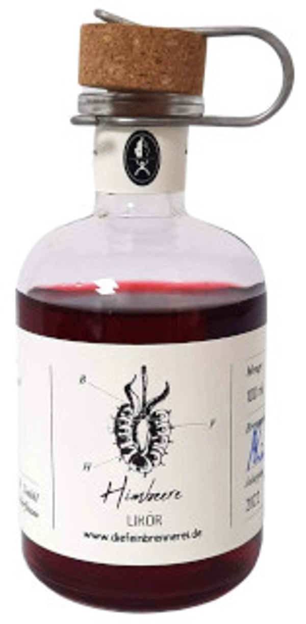Produktfoto zu Bio-Likör Himbeere 100 ml , Die Feinbrennerei