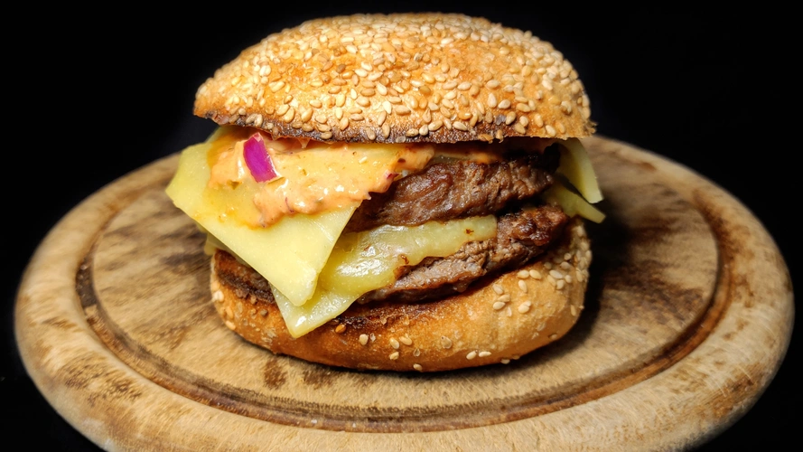 Rezeptbild für Double Cheese Burger 