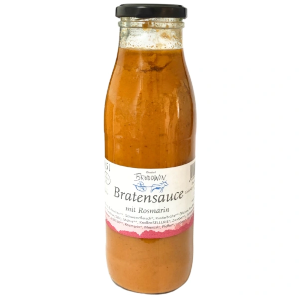 Produktfoto zu Bratensauce,0,5l mit Rosmarin