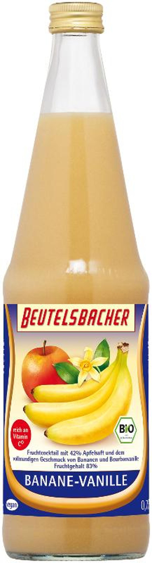 Produktfoto zu Banane Vanille Saft, 0,7 l Beutelsbacher Fruchtsaftkelterei