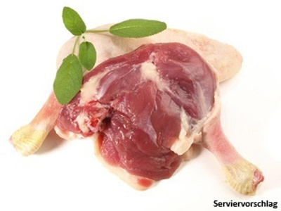 Produktfoto zu Weihnachtsentenkeule, 1 Stück, 250 g, tiefgefroren