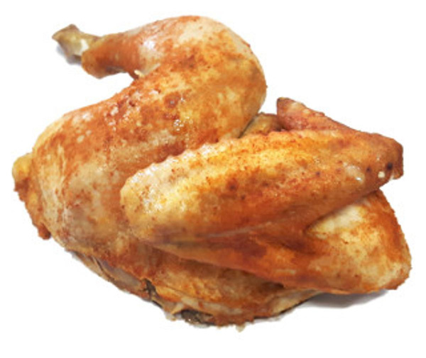 Produktfoto zu halbes Hähnchen, vorgegart