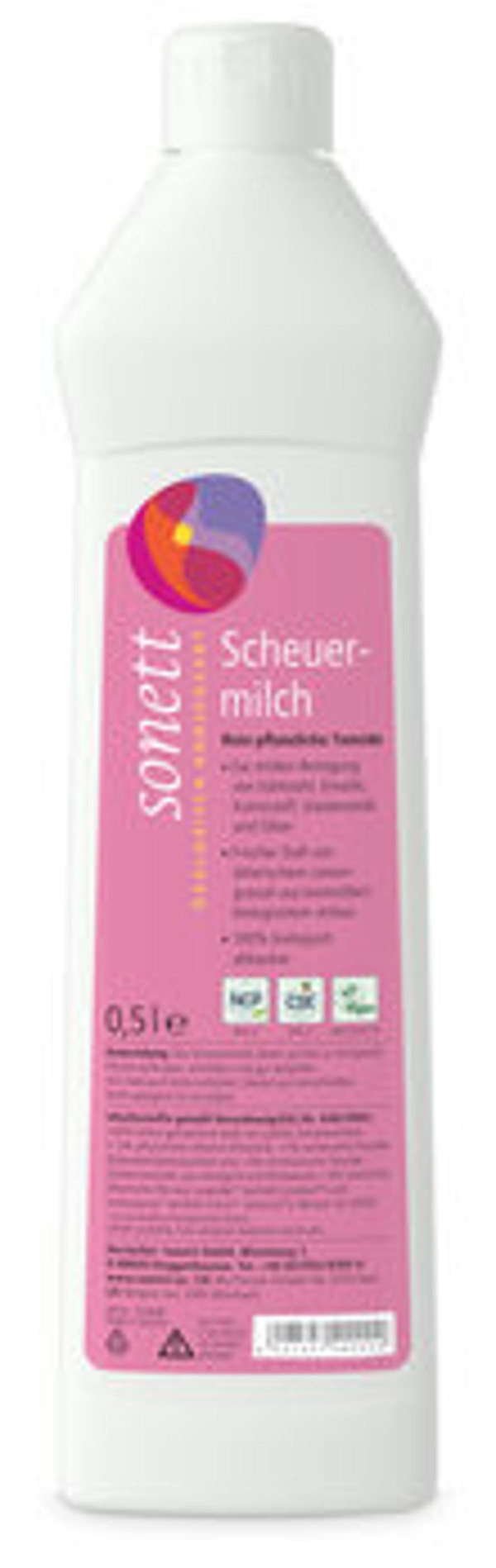 Produktfoto zu Scheuermilch, 500 ml, Sonett