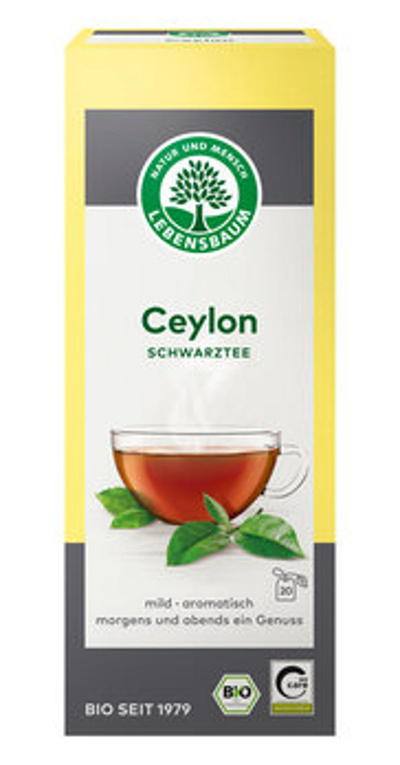 Produktfoto zu Ceylon Schwarztee 20x2g