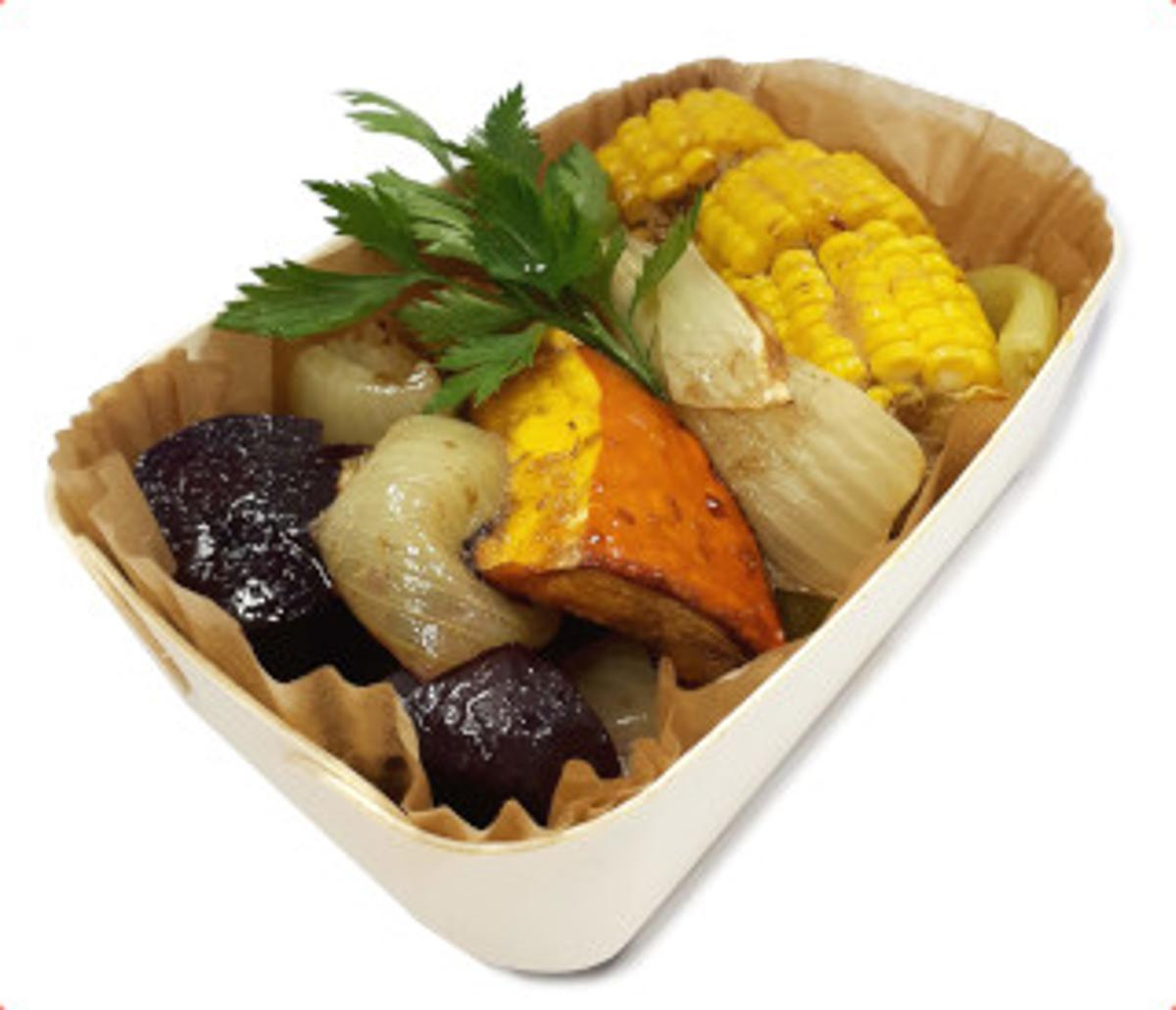 Ofengemüse in Ingwersud, vegan