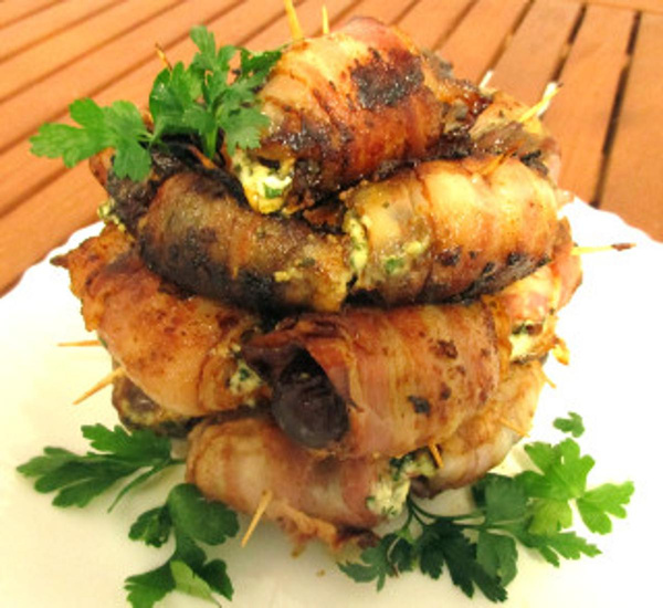 Produktfoto zu Gefüllte Speck-Datteln