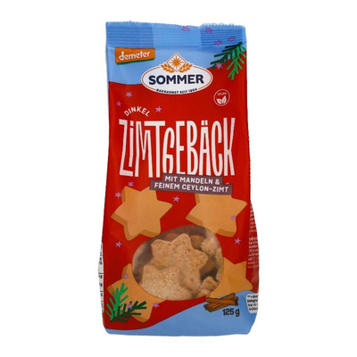 Produktfoto zu Dinkel Zimt Gebäck vegan, 125 g, Sommer & Co.