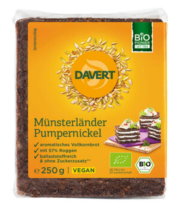 Produktfoto zu Pumpernickel, 250 g