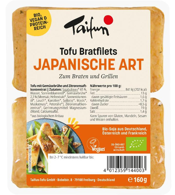 Produktfoto zu Japanische Bratfilets 160 g, Taifun
