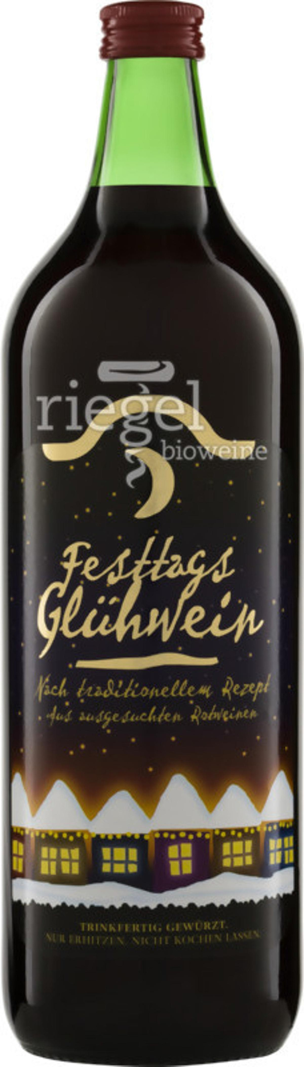Produktfoto zu Festtags-Glühwein, rot, 1 l, Riegel Bioweine