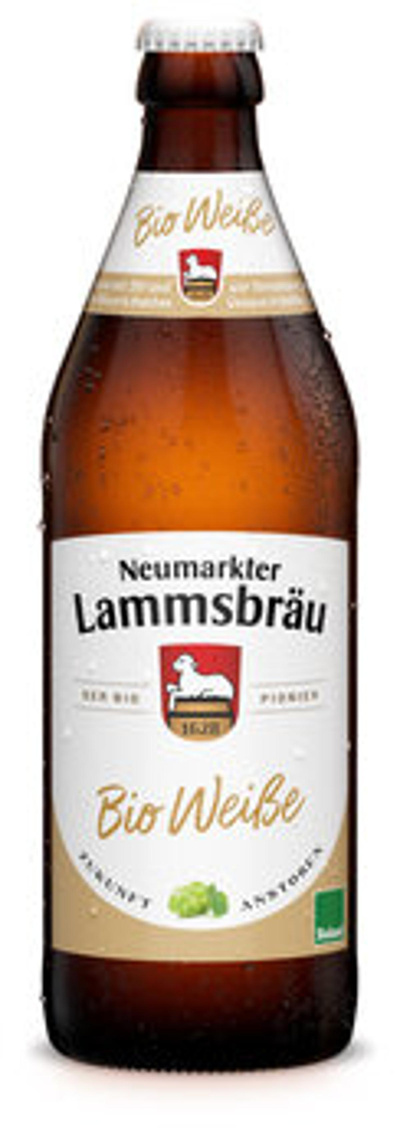 Produktfoto zu Lammsbräu Helles Hefeweizen, Weiße, 10 x 0,5 l