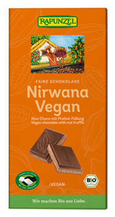Produktfoto zu Nirwana Vegan Schokolade