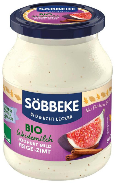 Produktfoto zu Saison Joghurt Feige Zimt, 500 g, Söbbeke