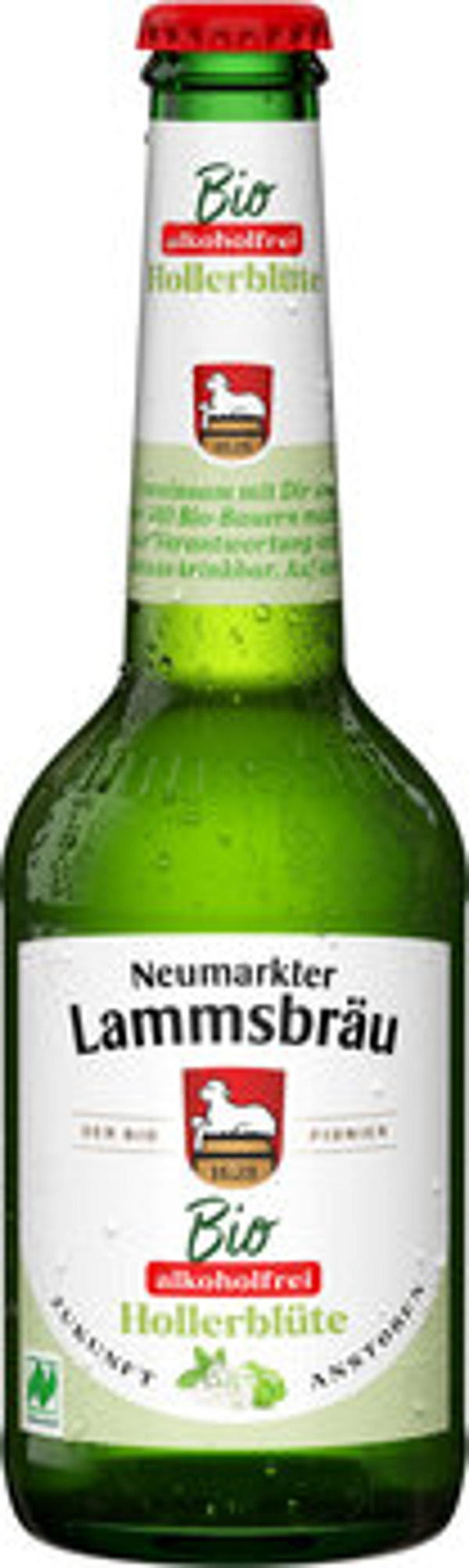 Produktfoto zu Lammsbräu Bier Hollerblühte, alkoholfrei, 10x0,33 l