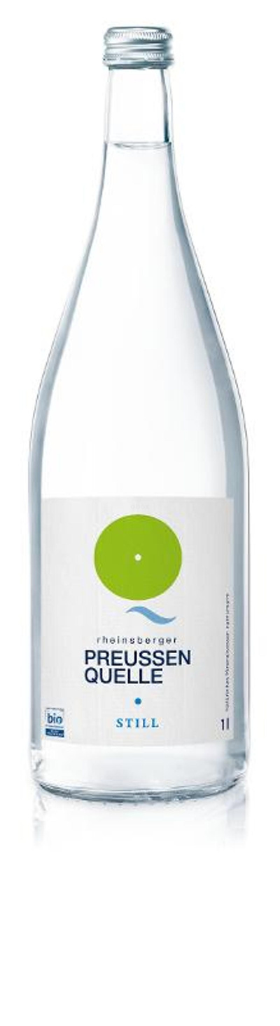 Produktfoto zu Mineralwasser still, 6 x 1 l Rheinsberger Preussen Quelle