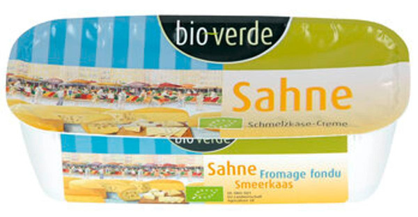 Produktfoto zu Schmelzkäse Creme Sahne,175 g bio-verde