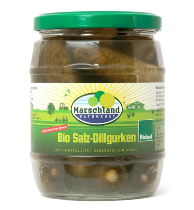 Produktfoto zu Salzgurken, milchsauer 580 ml