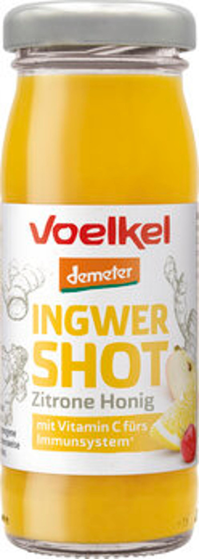 Produktfoto zu Shot Ingwer Zitrone Honig, 95 ml, Voelkel