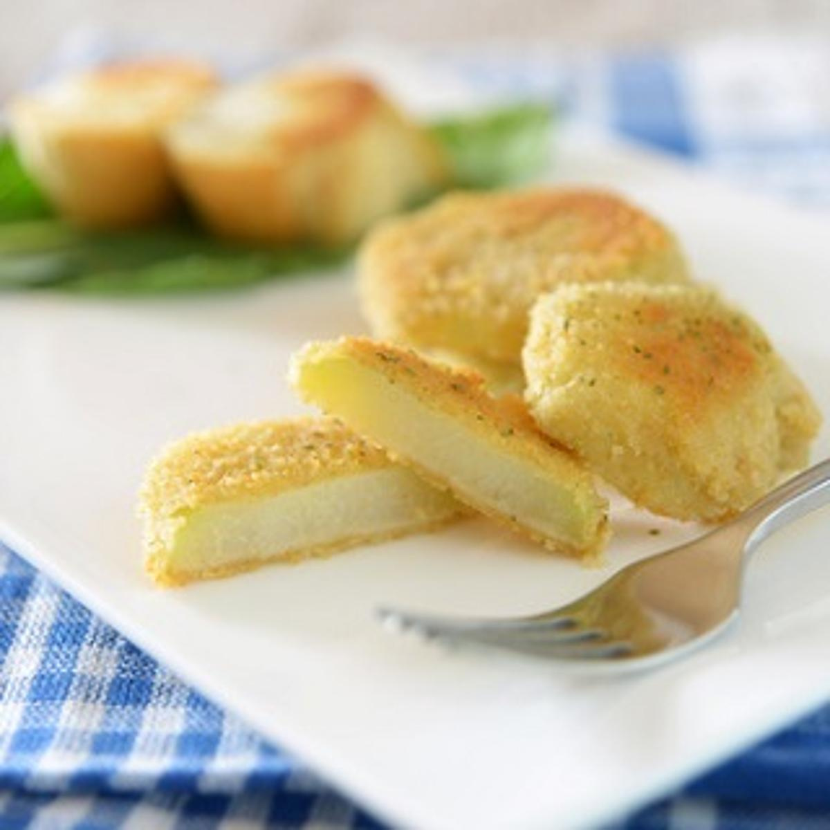 Kohlrabischnitzel mit Zucchini