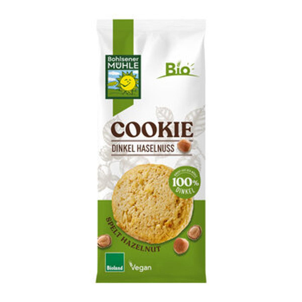 Produktfoto zu Cookie Dinkel Haselnuss 175 g