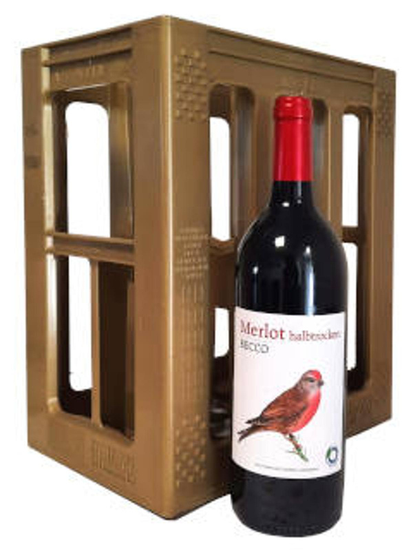 Produktfoto zu BECCO Merlot halbtrocken 6x1l