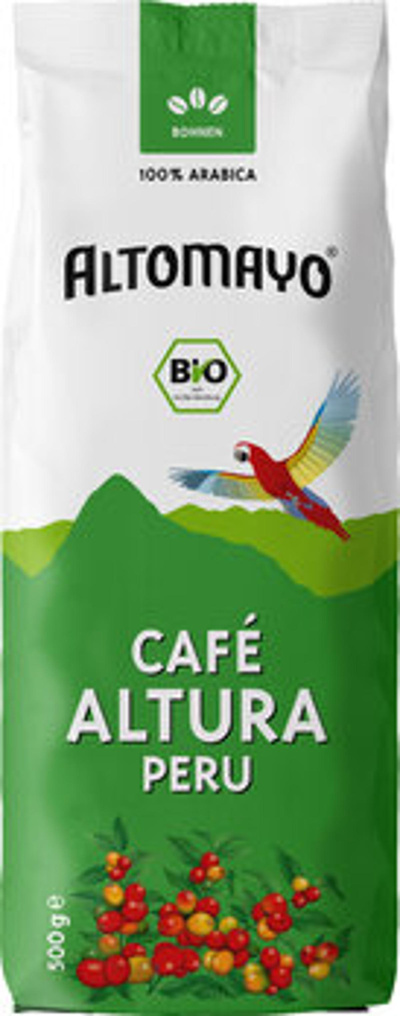 Produktfoto zu Kaffee Altomayo Bohne, 500g