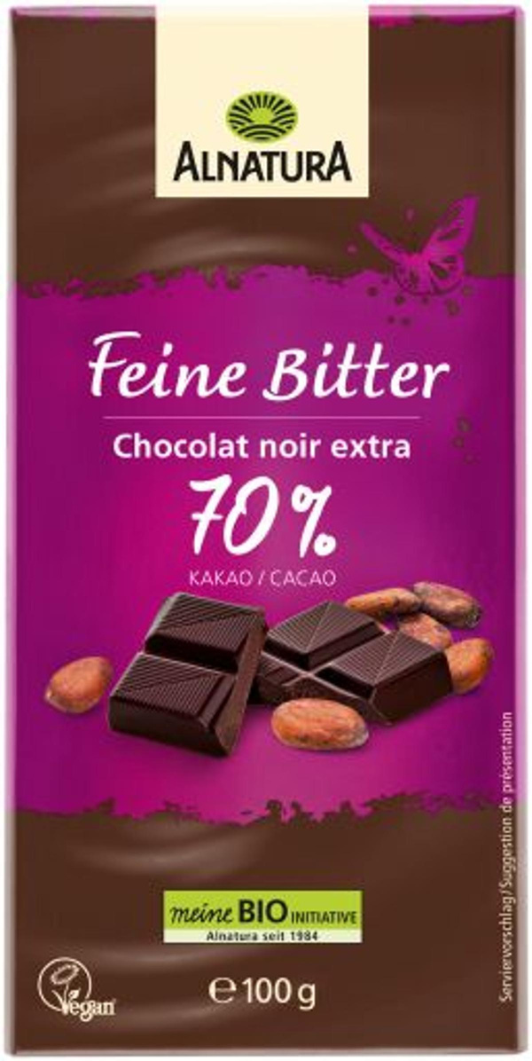 Produktfoto zu Feine Bitter Schokolade 100 g