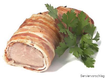 Produktfoto zu Schweinefilet im Speckmantel, ca. 250g