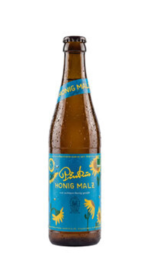 Produktfoto zu Pinkus Honig-Malz, 24 x 0,33 l