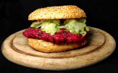 Produktfoto zu Rote Bete Burger mit Zicke und Honig
