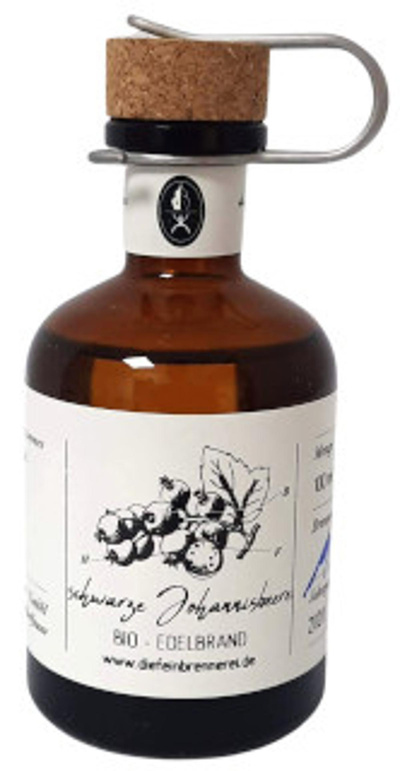 Produktfoto zu Bio-schwarzer Johannisbrand 100 ml , Die Feinbrennerei
