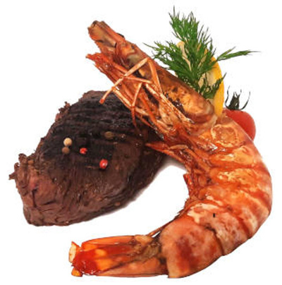 Produktfoto zu Surf and Turf sous vide gegart, ca. 620 g
