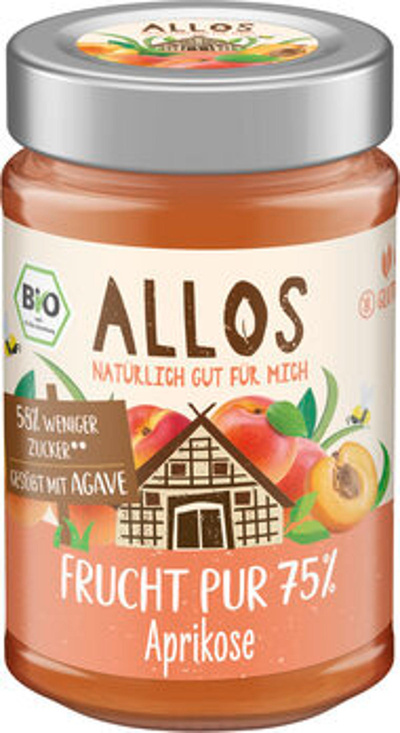 Produktfoto zu Aprikose Frucht Pur, 200g