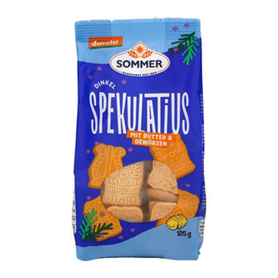 Produktfoto zu Dinkel Butter Spekulatius, 125 g, Sommer & Co.