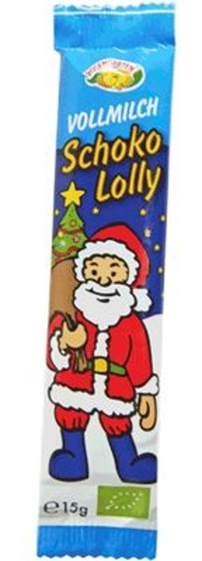 Produktfoto zu Lolly Nikolaus Vollmilch, 15 g, Rosengarten