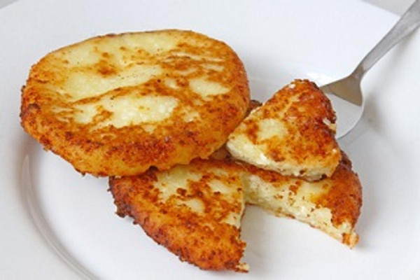 Produktfoto zu Quarkpuffer mit Heidelbeeren