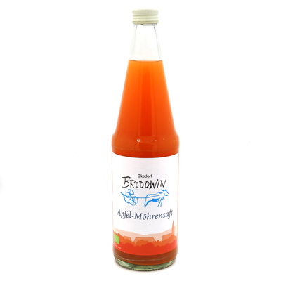 Produktfoto zu Brodowiner Apfel-Möhren Saft, 0,7 l