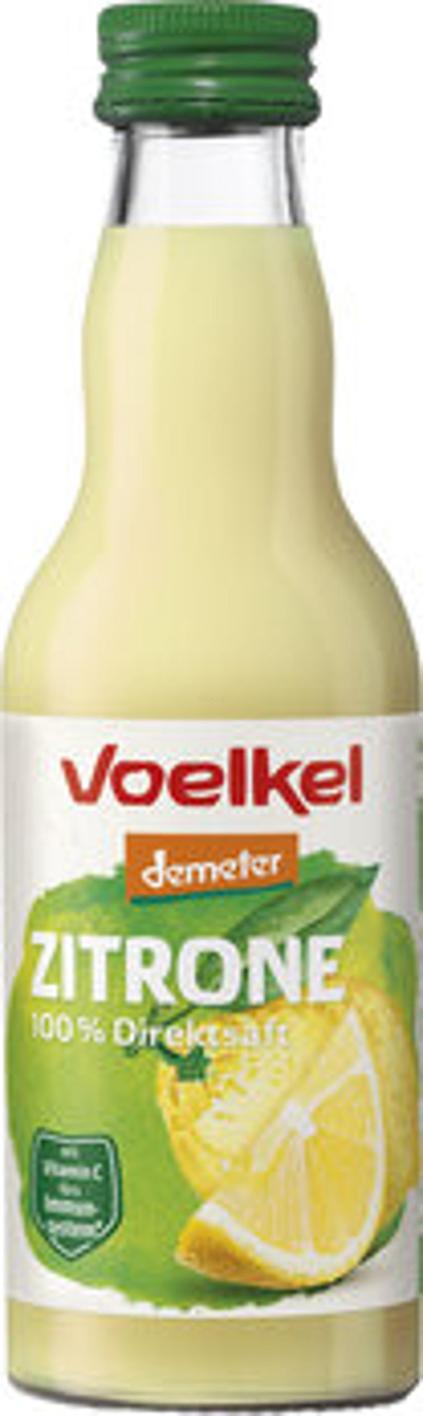 Produktfoto zu Zitronensaft, 0,2 l Voelkel