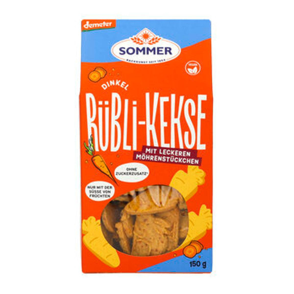 Produktfoto zu Dinkel Rübli Kekse 150 g