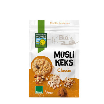Produktfoto zu Müslikeks für Unterwegs, 150 g, Bohlsener Mühle