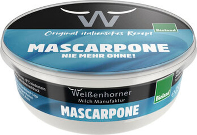 Produktfoto zu Mascarpone, 250 g, Weißenhorner Milch Manufaktur