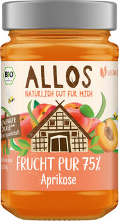 Produktfoto zu Aprikose Frucht Pur, 250 g