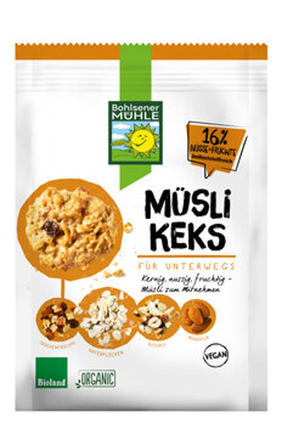 Produktfoto zu Müslikeks für Unterwegs, 150 g, Bohlsener Mühle